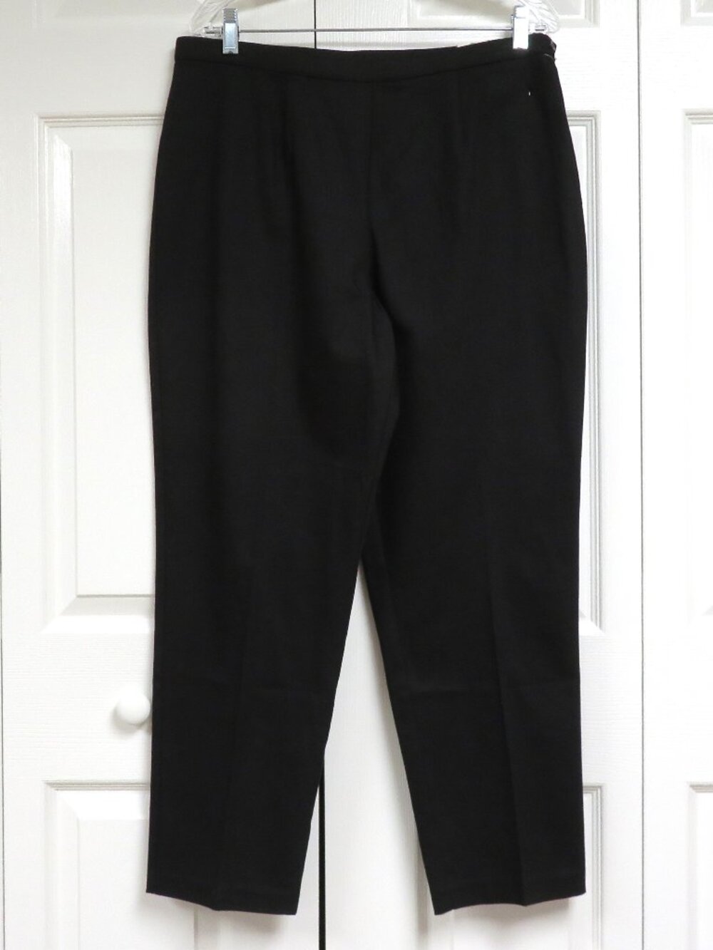 New! St. John's Bay Comfort Waist Pants Black Solid 14P